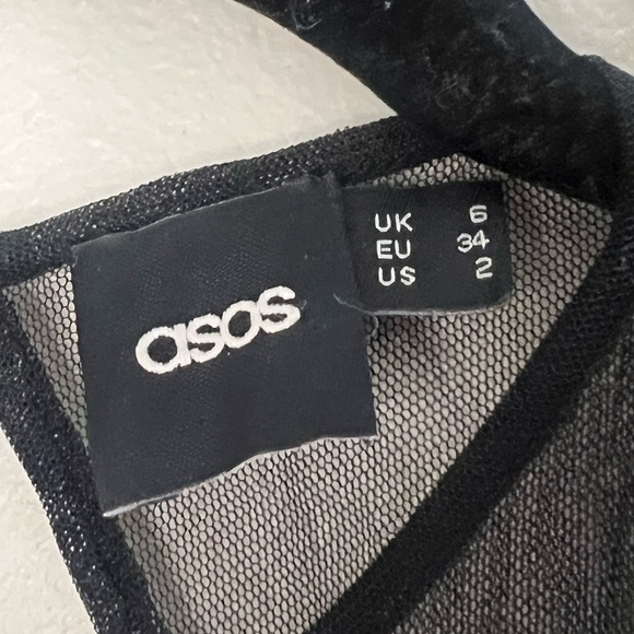 Sequin Red and Black Romper ASOS - Picture 7 of 7